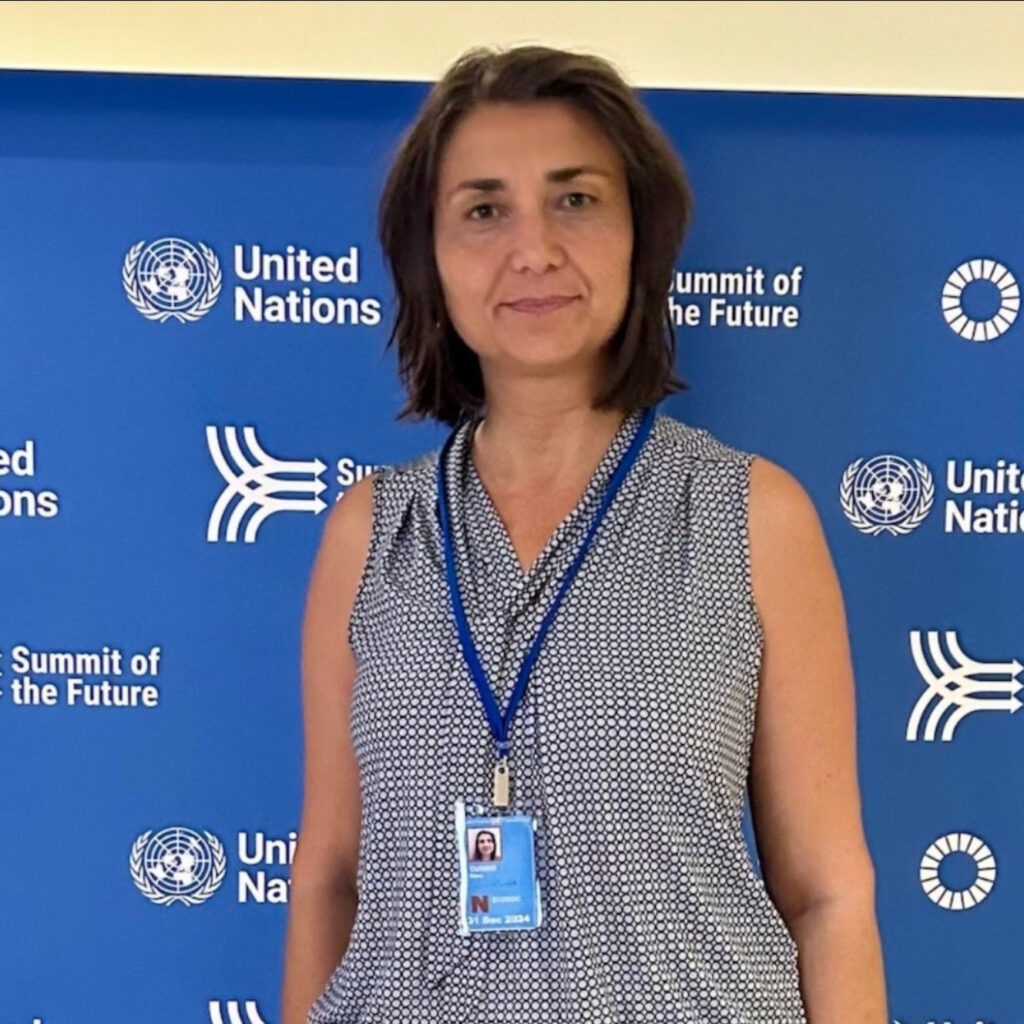 Elena Cusmir, représentante officielle de notre ONG aux Nations Unies à New York